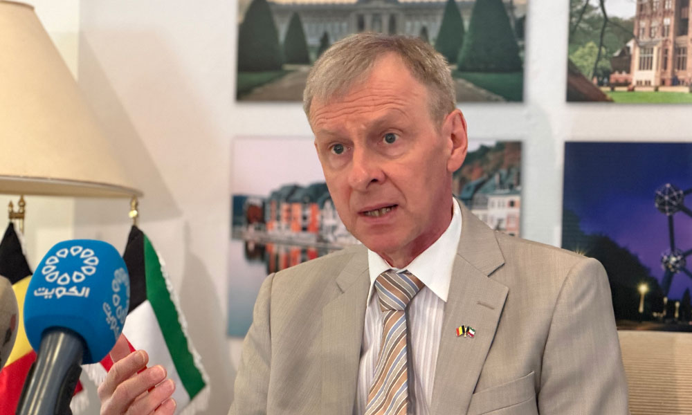 سفير بلجيكا: هناك إمكانات كبيرة لتعزيز التعاون الثنائي مع الكويت