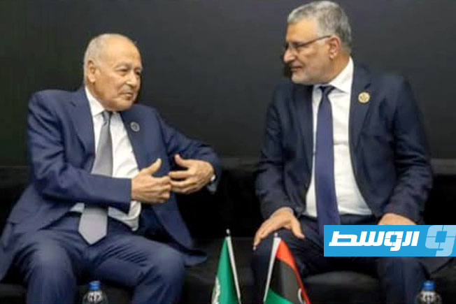أبوالغيط في لقاء مع تكالة: مستعدون لدعم توحيد المؤسسة العسكرية في ليبيا