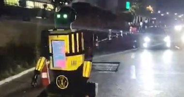 العلمين الجديدة تُفعّل «رجل المرور الآلى» بالتعاون مع إدارة نظم معلومات المرور