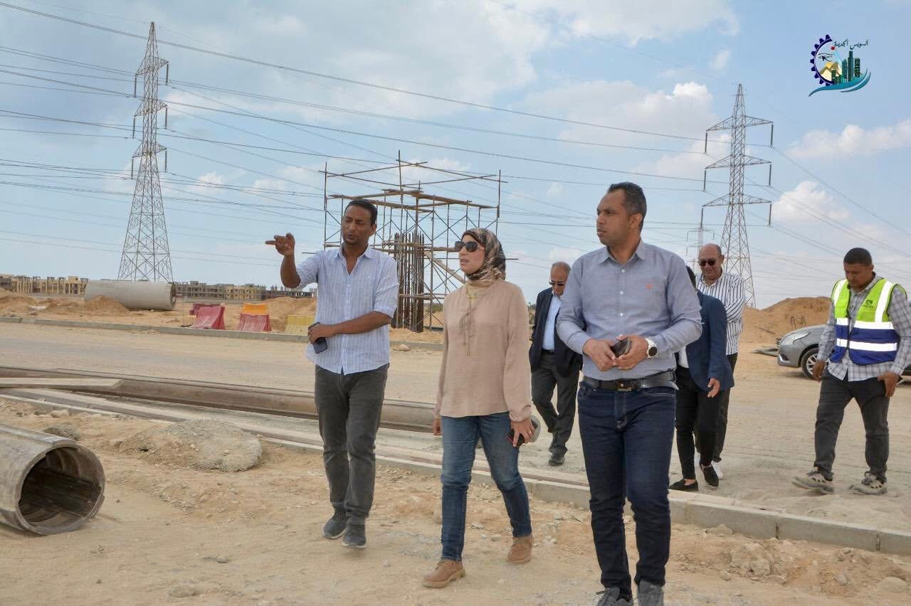 رئيس جهاز السويس الجديدة تتابع تطورات تنفيذ كوبري الربط الاستراتيجي.