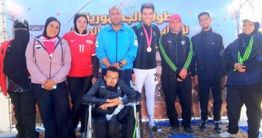أبطال كفر الشيخ لألعاب القوى البارالمبية يحصدون 11 ميدالية ببطولة الجمهورية