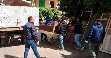 حملات مكثفة لإزالة الإشغالات والمخالفات برأس البر