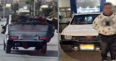 مطاردة مثيرة في شوارع الجيزة.. كشف لغز فيديو ملاحقة سيارة ملاكي لـ "سائق خردة"