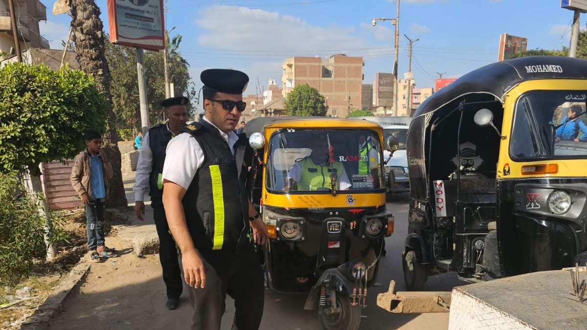 أمن الغربية يحرر 185 مخالفة مرورية لردع قائدي المركبات والسيارات