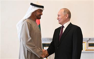 الرئيسان الإماراتي والروسي يبحثان الشراكة الاستراتيجية ومستجدات الأوضاع في المنطقة