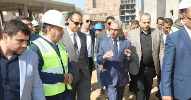محافظ بنى سويف يتفقد أعمال إنشاء مشروع مستشفى ناصر العام
