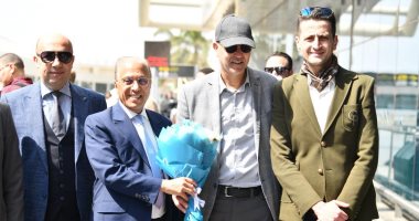 بيراميدز يستقبل بعثة الجيش الملكي المغربي بالورود