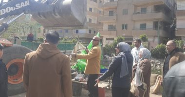 نائب محافظ القليوبية تقود حملة مكبرة لإزالة الإشغالات ورفع المخلفات