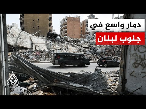 The extent of the damage to medical vehicles in the town of Tebnine in southern Lebanon has been ...