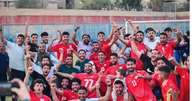 احتفالات نادي النصر بعد الصعود لدوري المحترفين