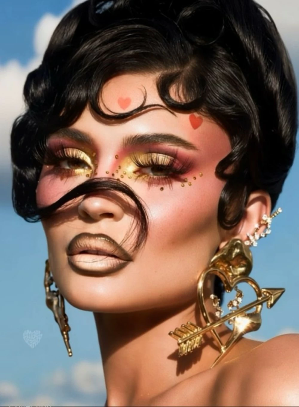 كايلي جينر تتألق بإطلالة فالنتاين جريئة بروح الدمية العصرية