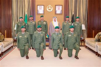 رئيس الحرس الوطني يشهد أداء عدد من الضباط القسم القانوني