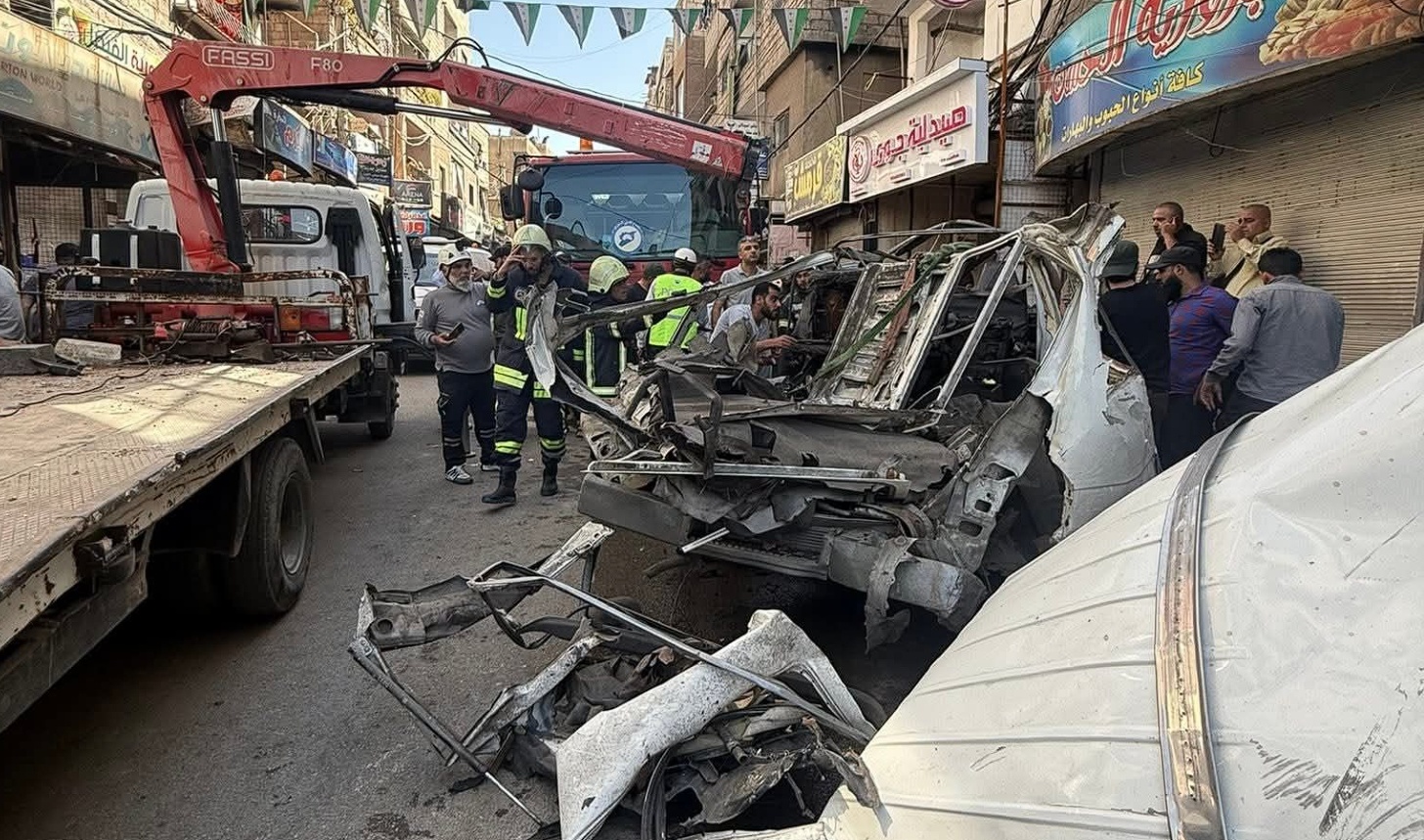 دمشق: إصابة خمسة مدنيين جراء انفجار حافلة في حي الورود