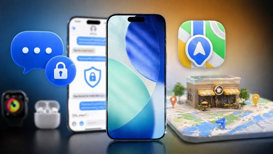 آبل تختبر مزايا iOS 26.5 أبرزها تشفير رسائل RCS وإعلانات الخرائط