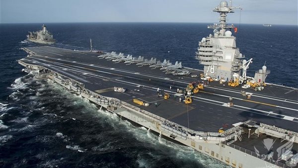 تحذيرات إيرانية بعد تحرك حاملة الطائرات الأمريكية "جيرالد آر. فورد" نحو الشرق الأوسط