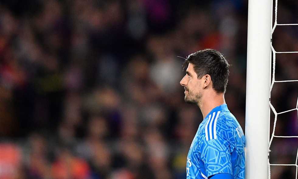 شكوك حول مشاركة كورتوا أمام أتليتكو مدريد