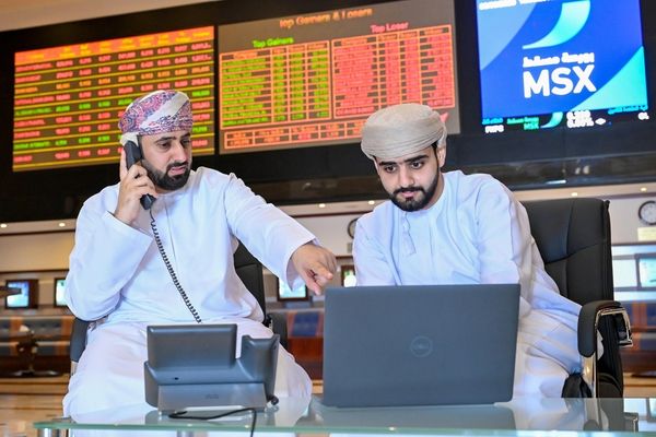 مؤشر بورصة مسقط يغلق مرتفعًا بنسبة 0.338 بالمائة