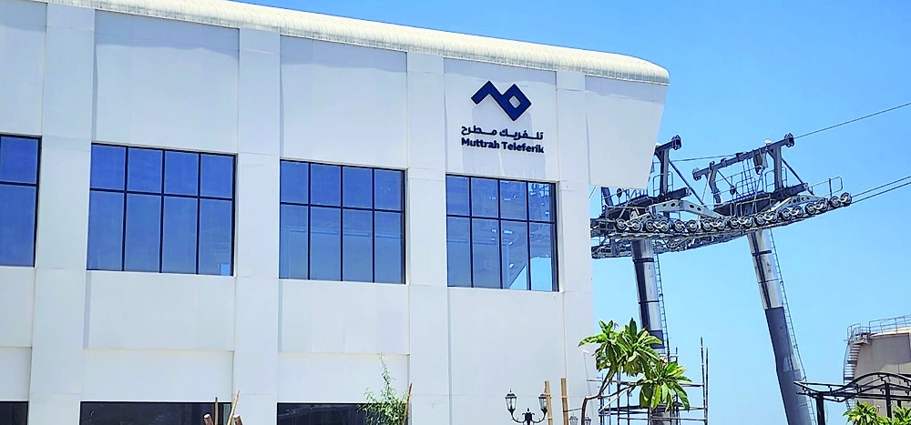 90 بالمائة.. نسبة الإنجاز في مشروع تلفريك مطرح