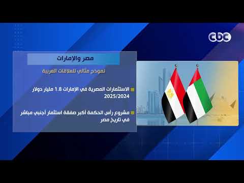 مصر والإمارات.. نموذج مثالي للعلاقات العربية