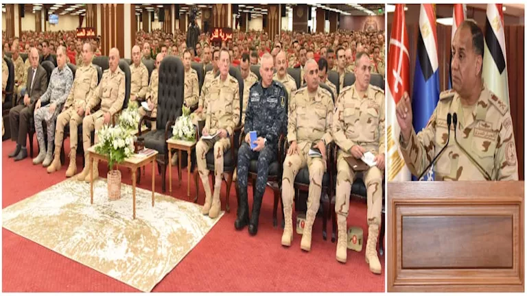 وزير الدفاع يلتقي دارسي الأكاديمية العسكرية