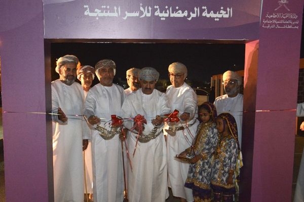 بدء فعاليات الخيمة الرمضانية للأسر المنتجة بولاية إبراء