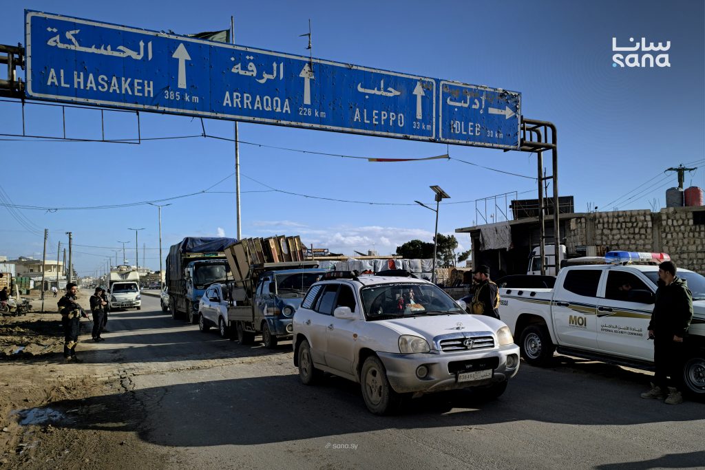 دوريات أمن الطرق في الأتارب بريف حلب تواصل مهامها لتعزيز السلامة خلال شهر رمضان