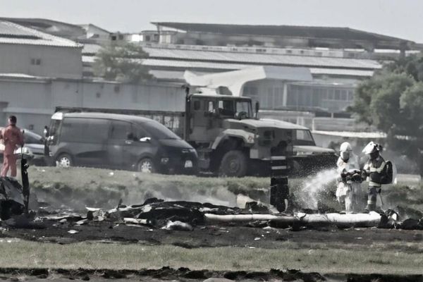 تحطم طائرة تدريب عسكرية في تايوان ومقتل طيارَيها