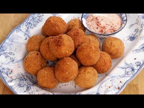 كرات الدجاج المقرمشة الذهبية وصفه اقتصادية وسريعة بمكونات متوفره في كل بيت