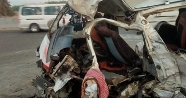 إصابة 5 أشخاص في تصادم سيارة وتوكتوك على الطريق الدولي الساحلي بشمال سيناء