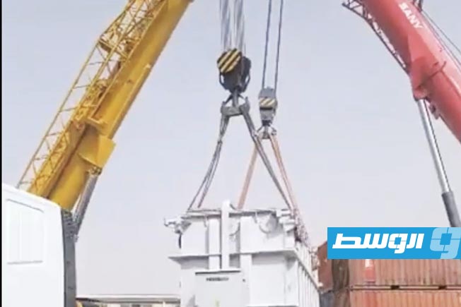 صرف محول كهرباء جديد لمحطة القوارشة