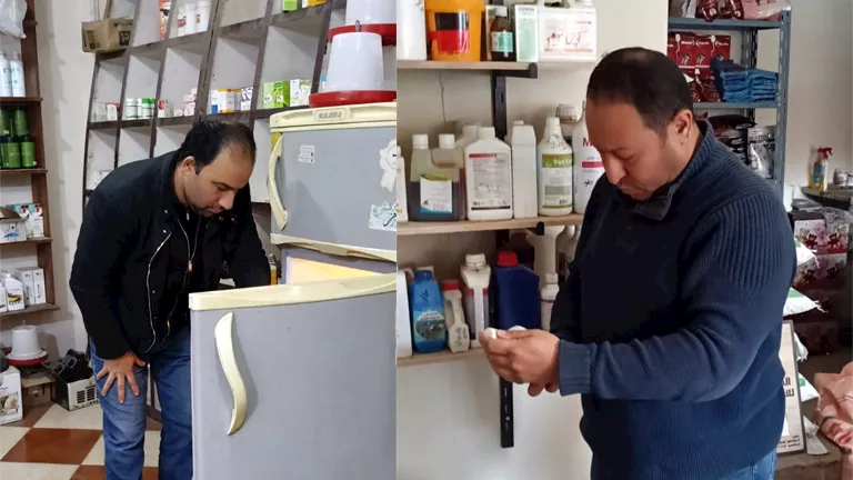 حملات تفتيشية موسعة على المنشآت الطبية البيطرية بالإسماعيلية