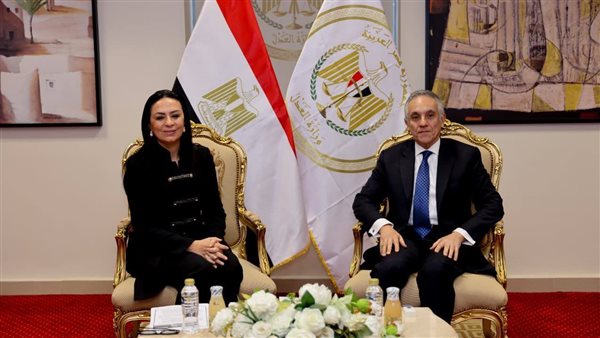 وزيرا العدل والتضامن يبحثان تعزيز التعاون في عدد من مجالات العمل المشتركة