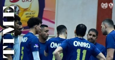 الزمالك يهزم مصر للبترول فى قبل نهائى دورى سوبر الطائرة