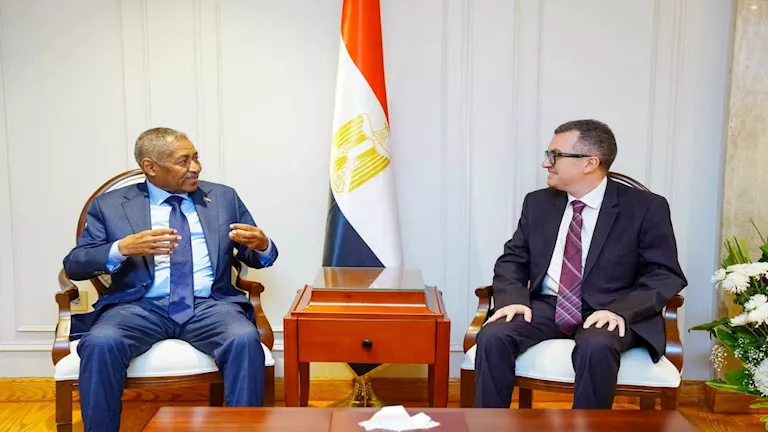 وزير التخطيط يبحث مع السفير السوداني آليات دعم إعادة الإعمار ونقل الخ