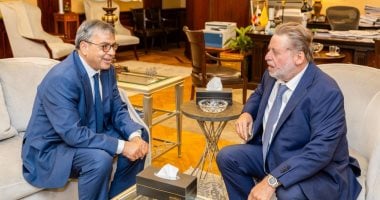 محافظ البنك المركزي يبحث مع نظيره التونسي أوجه التعاون المشترك بين الجانبين