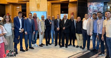 بدء احتفالية تسليم تأشيرات الحج لبعثة نقابة الصحفيين