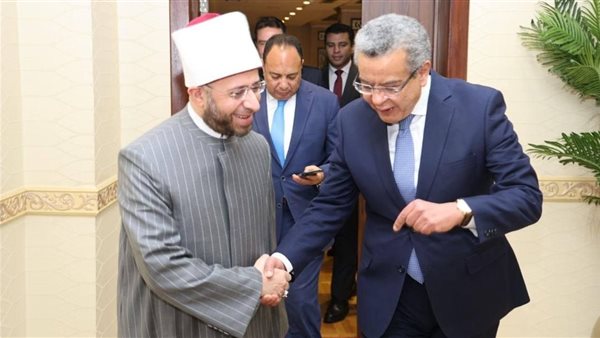 وزير الأوقاف يلتقي رئيس المركزي للمحاسبات لتعزيز التعاون والحوكمة