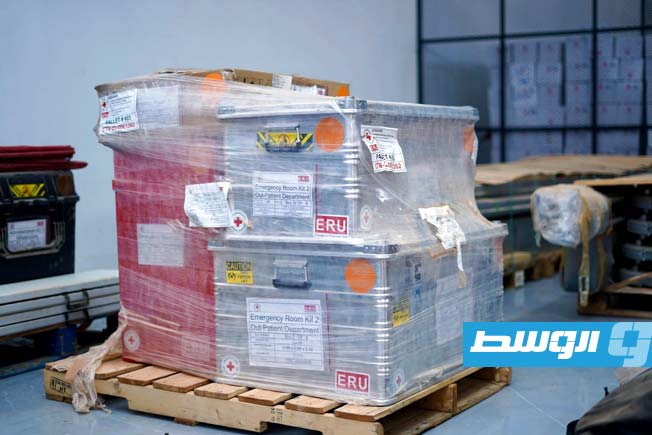 ليبيا تتسلم عيادة طبية متنقلة من الصليب الأحمر الكندي