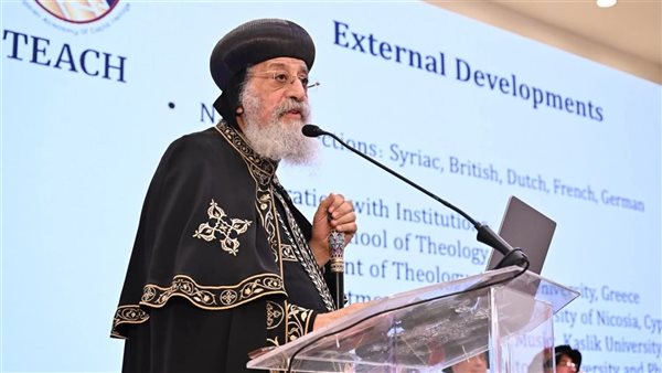 البابا تواضروس يهنئ الرئيس السيسي وقيادات الدولة بعيد الفطر