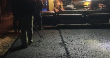 حياة كريمة.. إنتهاء أعمال رصف طريق "نهطاى ـ كفر الديب" بالغربية