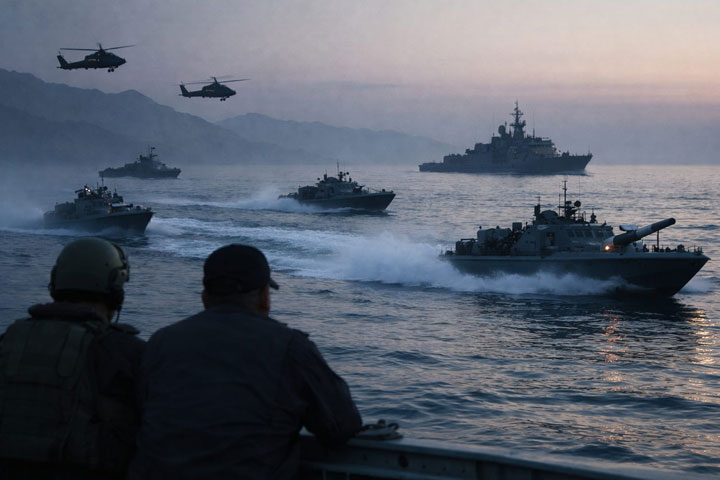 إيران تغلق أجزاء من مضيق هرمز لبضع ساعات بسبب تدريبات عسكرية