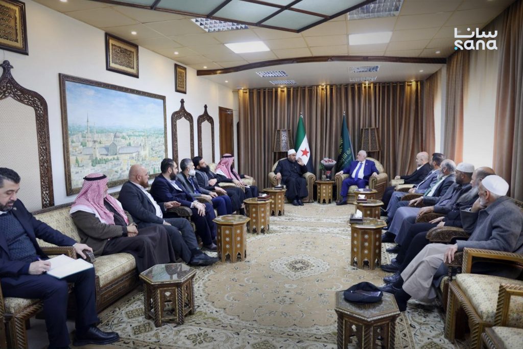 الأوقاف ومجلس الصلح العام يبحثان تعزيز التعاون لترسيخ قيم التآخي في سوريا