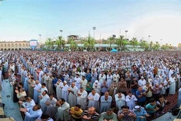 بدء تكبيرات صلاة العيد بمسجد عمرو بن العاص (بث مباشر)
