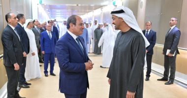 الشعب الإماراتى يحتفى بالرئيس السيسى خلال زيارته إلى أبو ظبى