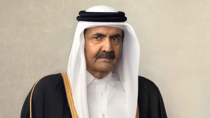 ‫ الديوان الأميري ينعي فقيد الوطن صاحب السمو الأمير الوالد الشيخ حمد بن خليفة آل ثاني