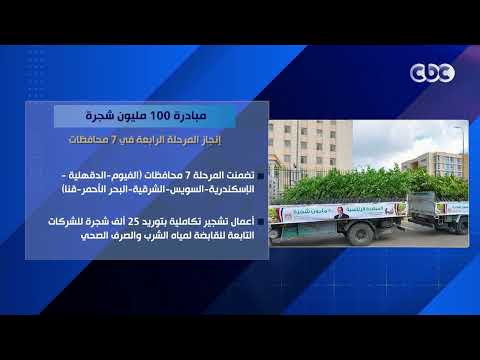 مبادرة 100 مليون شجرة.. إنجاز المرحلة الرابعة في 7 محافظات