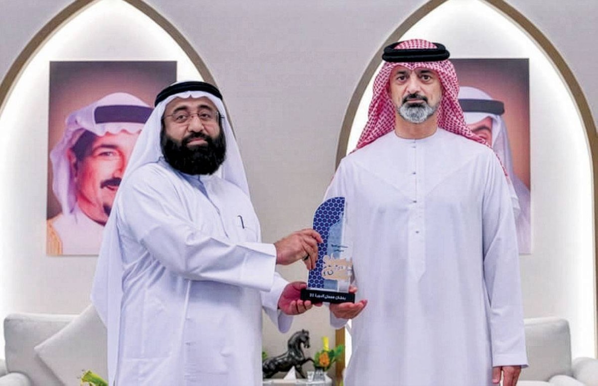 عمار النعيمي يكرم جمعية دبي الخيرية
