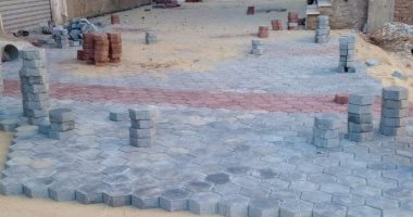 ضبط أحد المواطنين لقيامه بخلع الإنترلوك فى شوارع المنوفية