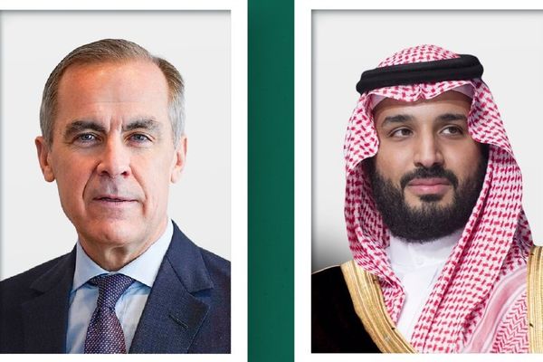 ولي العهد يتلقى اتصالًا هاتفيًا من رئيس وزراء كندا