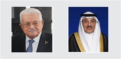 سمو ولي العهد يتلقى اتصالا من الرئيس الفلسطيني أدان خلاله الاعتداءات الإيرانية الآثمة